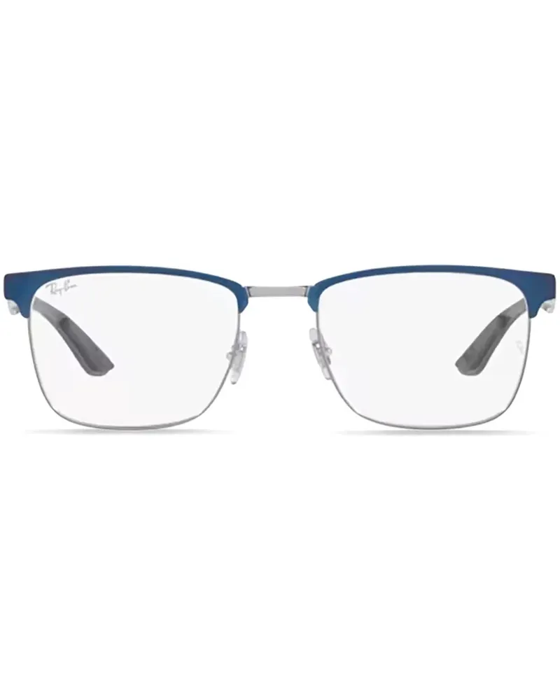 Ray Ban Brille mit eckigem Gestell - Blau Blau