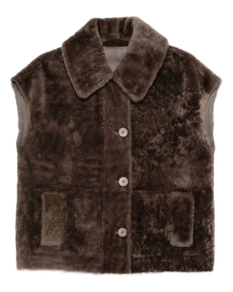 Joseph Jacke aus Faux Shearling - Braun Braun