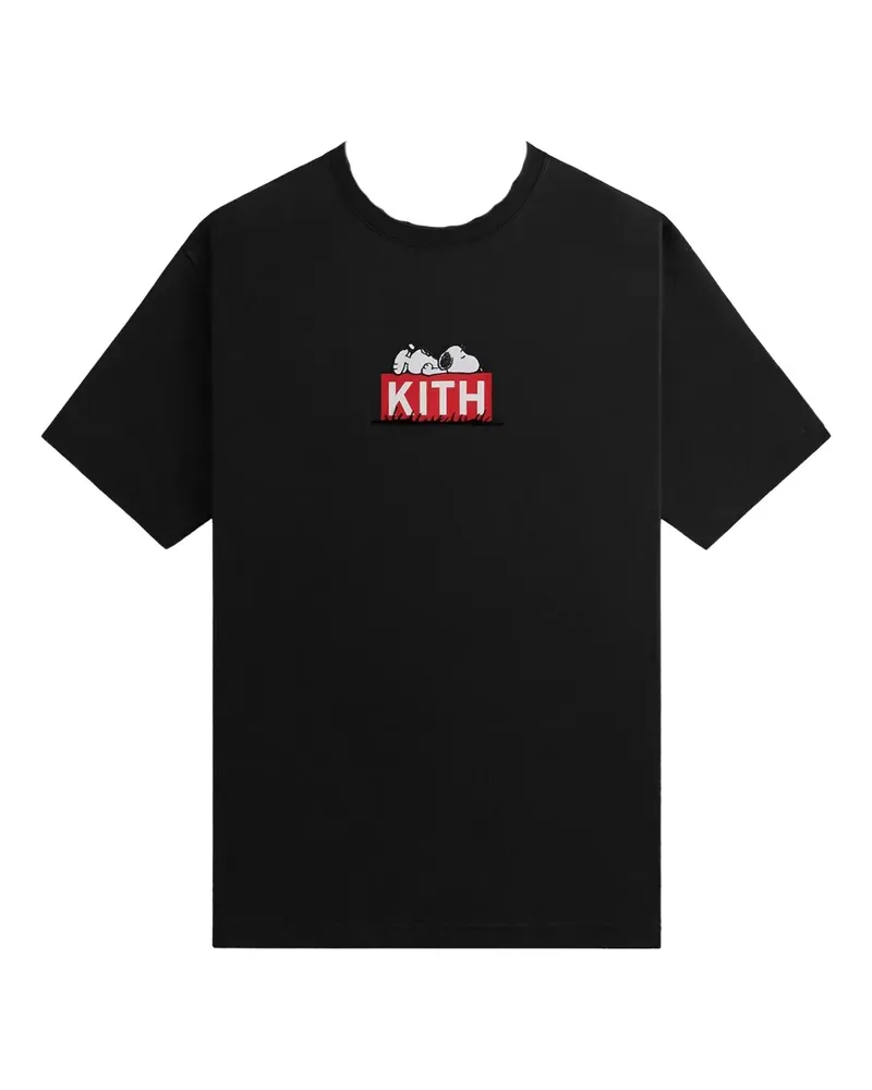 KITH x Peanuts Doghouse T-Shirt - Schwarz Schwarz