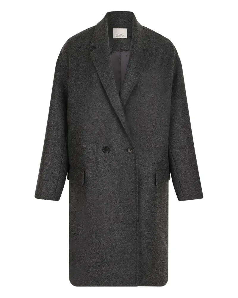 Isabel Marant Doppelreihiger Mantel - Grau Grau
