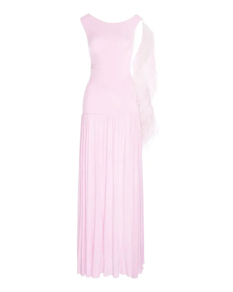 MANURÍ Paulina Maxikleid - Rosa Rosa