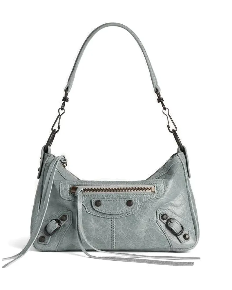 Balenciaga Mini Le City Moto Schultertasche - Blau Blau