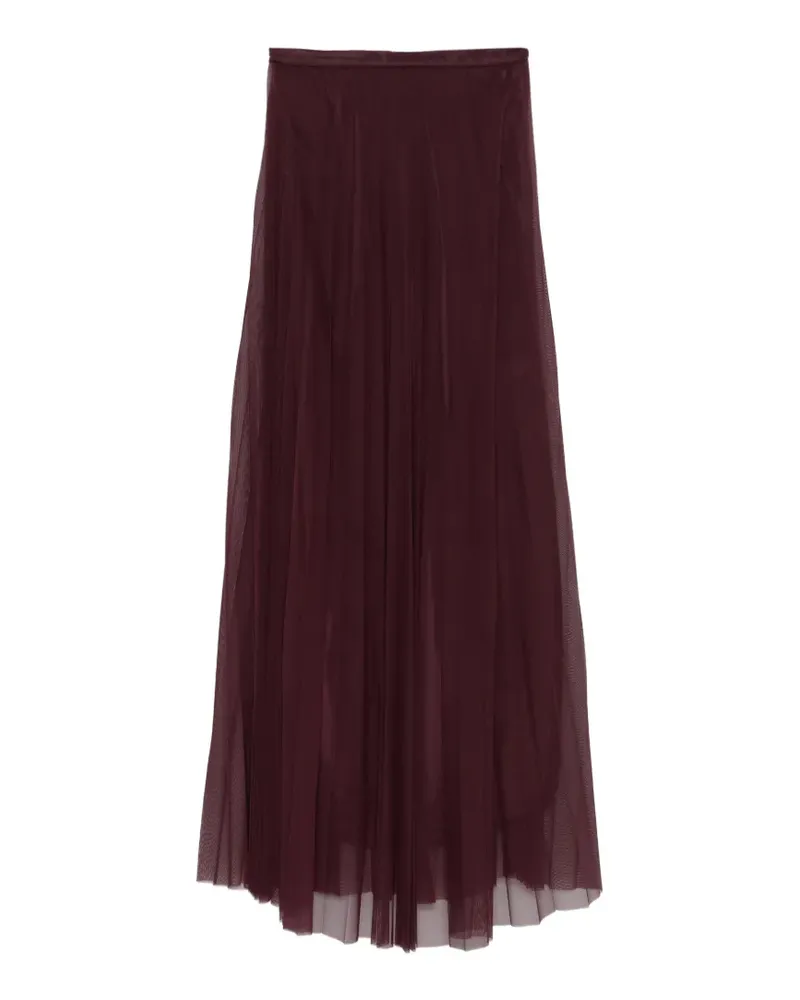 forte_forte Rock mit Falten - Rot Rot