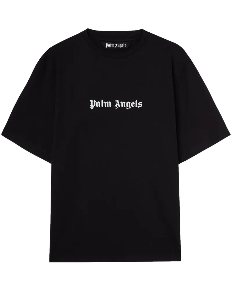 Palm Angels T-Shirt mit Print - Schwarz Schwarz