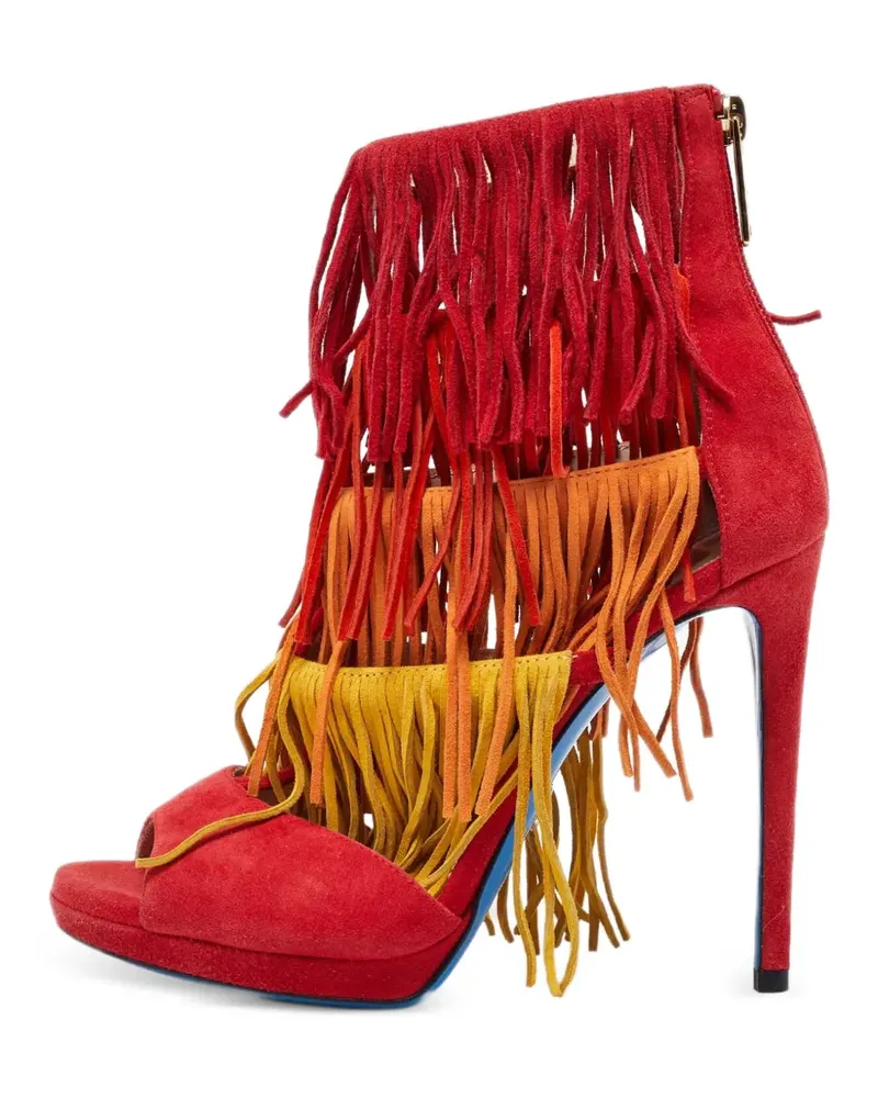 Loriblu Sandalen mit Cut-Outs - Rot Rot
