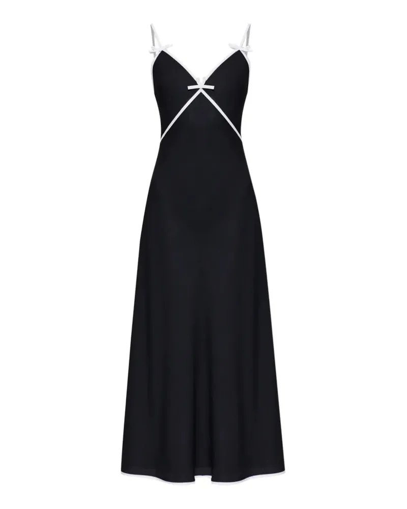 Moschino Kleid mit Schleife - Schwarz Schwarz