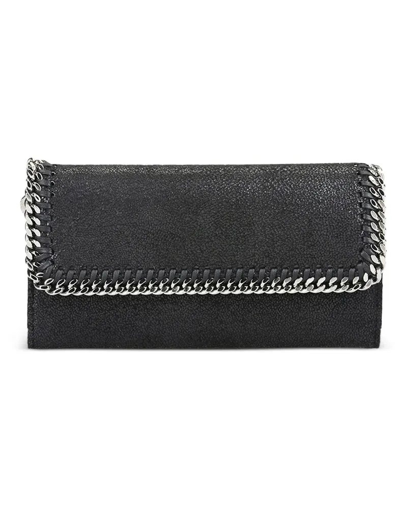 Stella McCartney chain-trim wallet - Schwarz Schwarz
