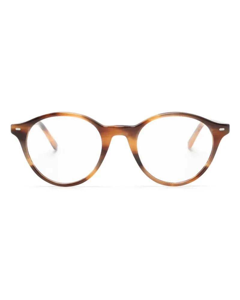 Ray Ban Bernard Brille mit rundem Gestell - Braun Braun