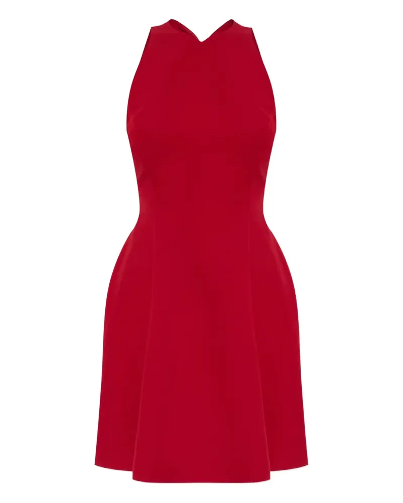 Versace Neckholder-Kleid in A-Linie - Rot Rot