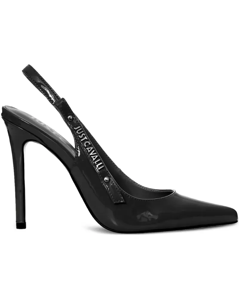 Just Cavalli Pumps mit Logo - Schwarz Schwarz