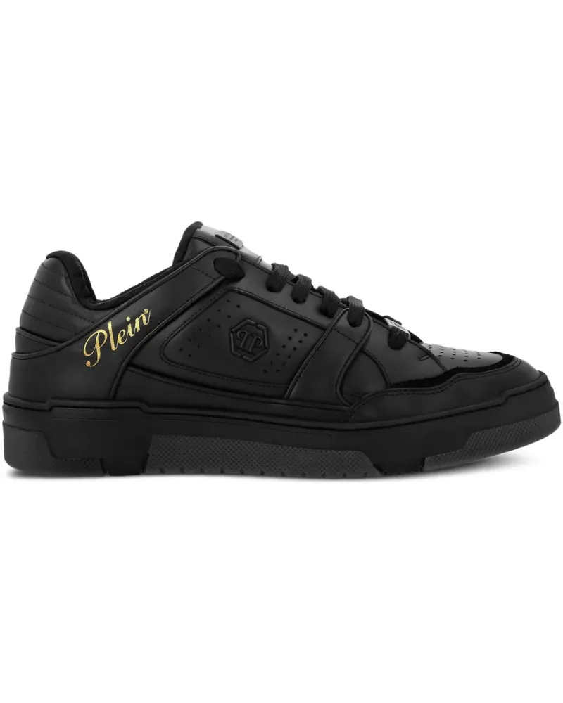 Philipp Plein Sneakers mit Hexagon-Logo - Schwarz Schwarz
