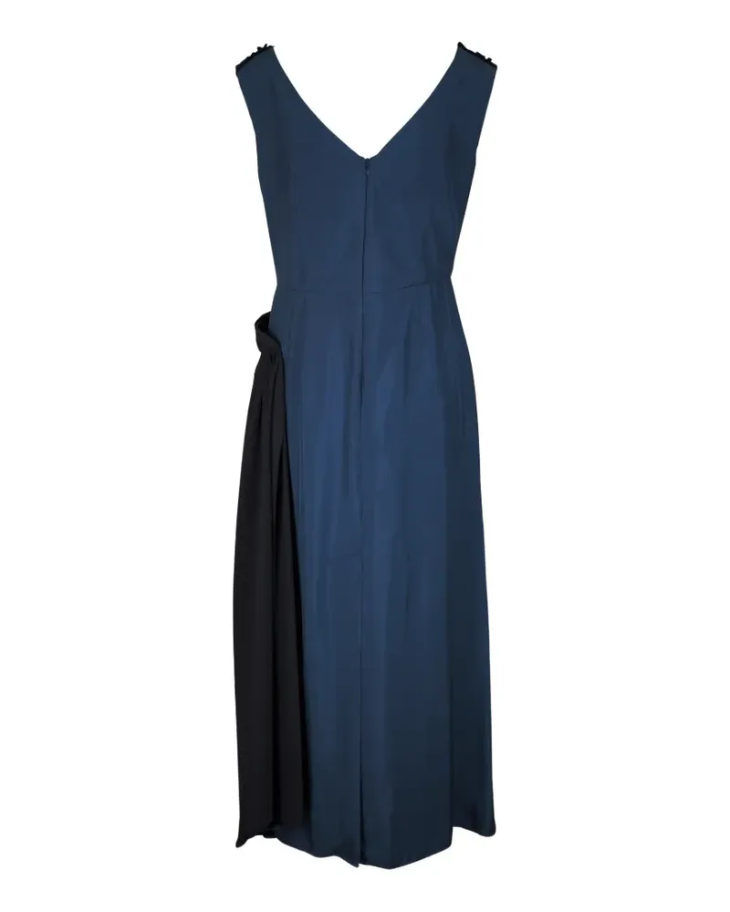 Marni panelled draped dress - Blau Blau