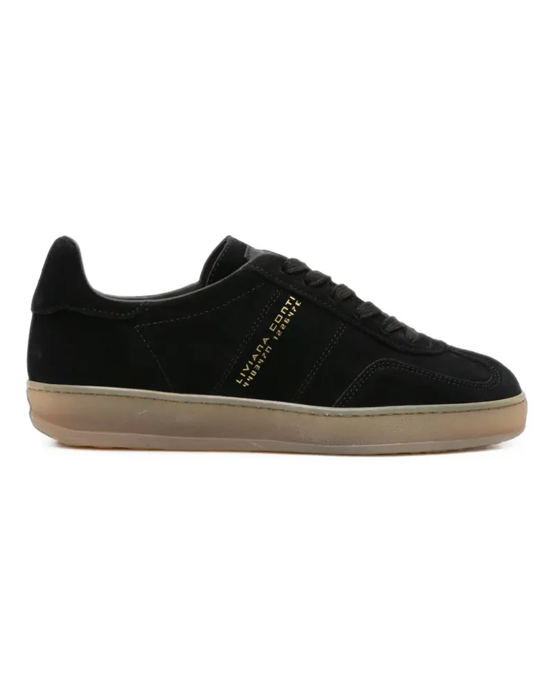Liviana Conti Sneakers mit Logo-Print - Schwarz Schwarz