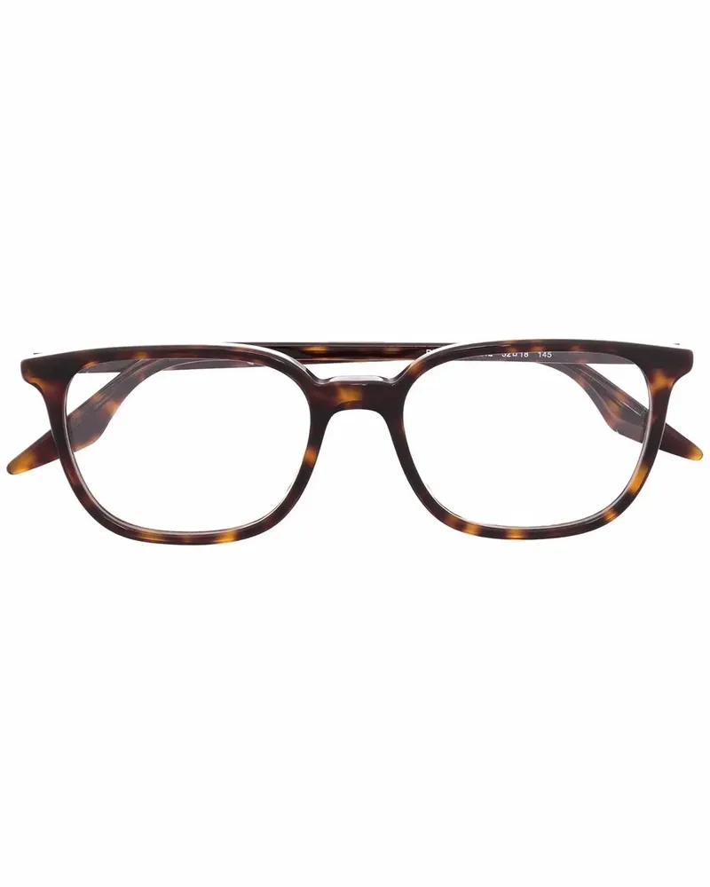 Ray Ban Eckige Sonnenbrille in Schildpattoptik - Braun Braun