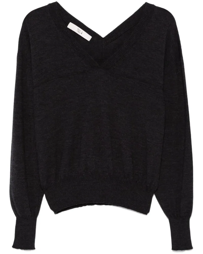 TELA Pullover aus Merinowolle - Grau Grau