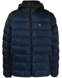 Tommy Hilfiger Gefütterte Jacke mit Logo-Patch Blau