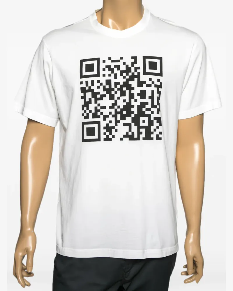 VETEMENTS T-Shirt mit grafischem Print - Weiß Weiß
