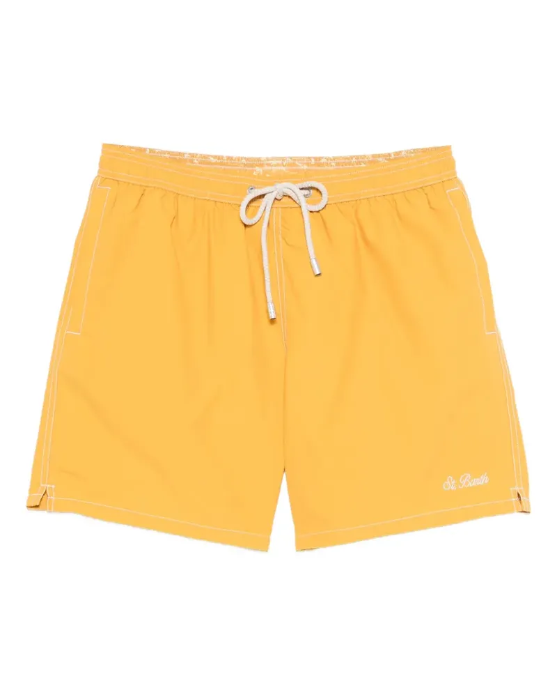 MC2 Saint Barth drawstring-fastening swim shorts - Gelb Gelb