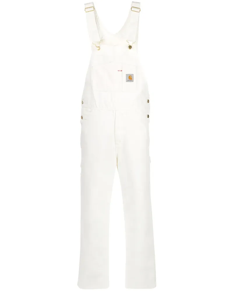 Carhartt WIP Gerader Overall - Weiß Weiß