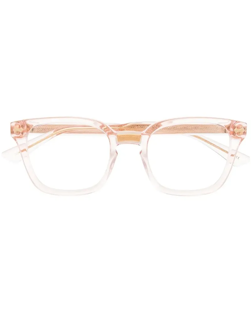 Gucci Brille mit eckigem Gestell - Rosa Rosa