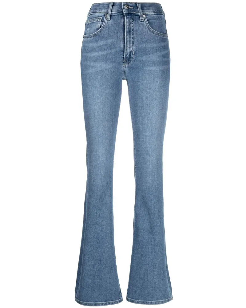 Veronica Beard Beverly Skinny-Jeans Blau