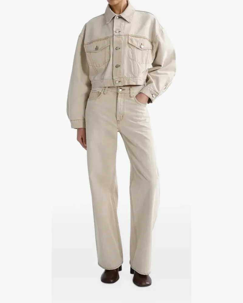 AGOLDE Arc Straight-Leg-Jeans - Nude Nude