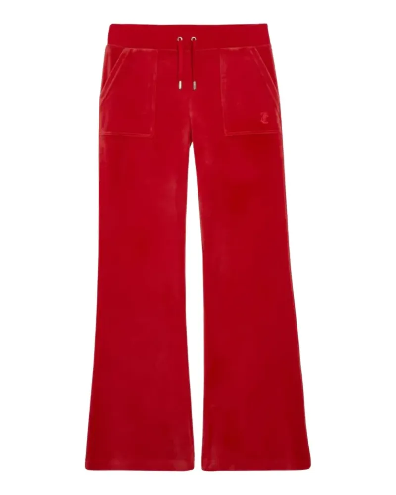 Juicy Couture Classic Jogginghose aus Velours - Rot Rot