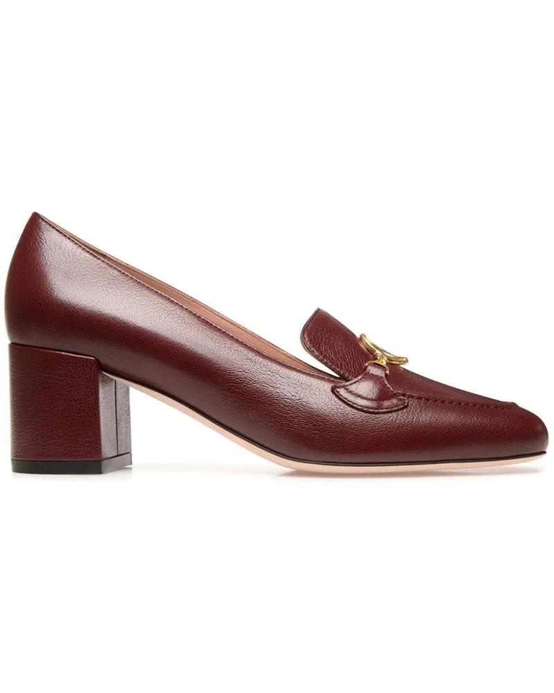 Bally Obrien Pumps mit Logo-Schild 50mm - Braun Braun