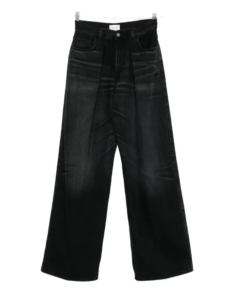 Haikure Candy Jeans mit Falten - L0854 BLACK TENCEL L0854