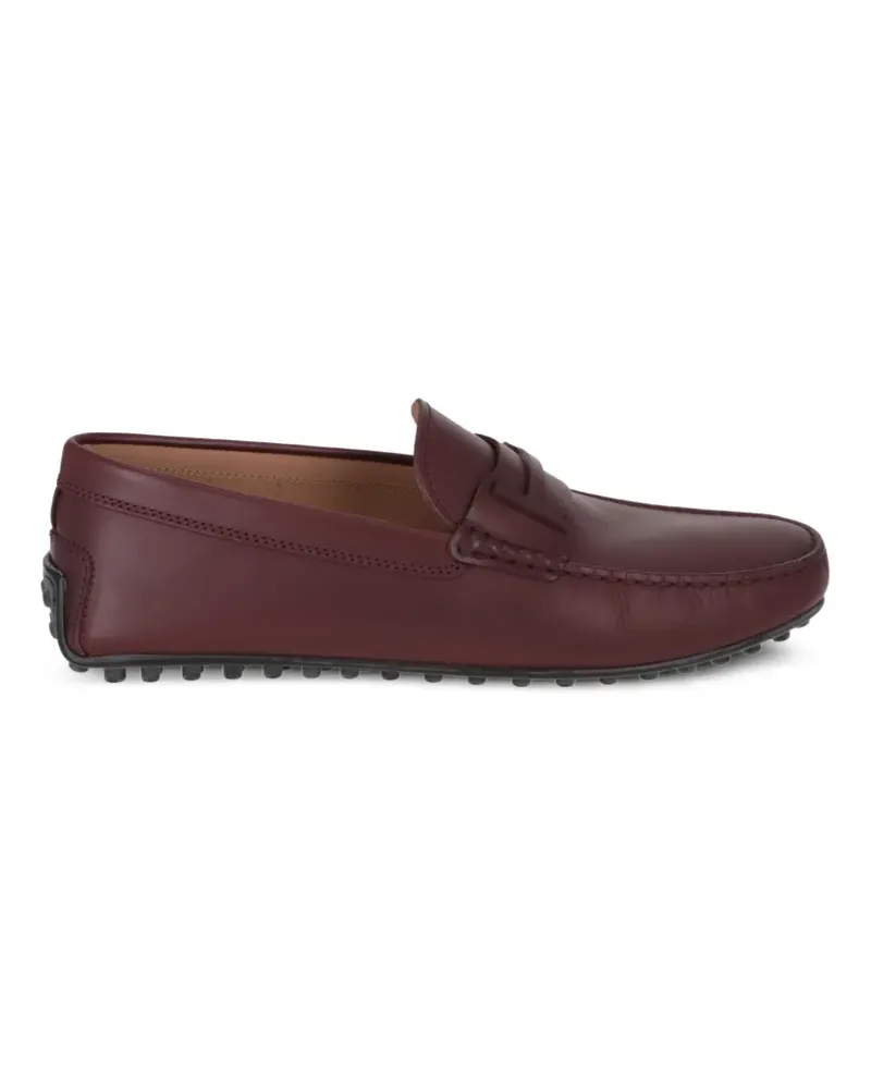 TOD'S T Timeless leather loafers - Braun Braun