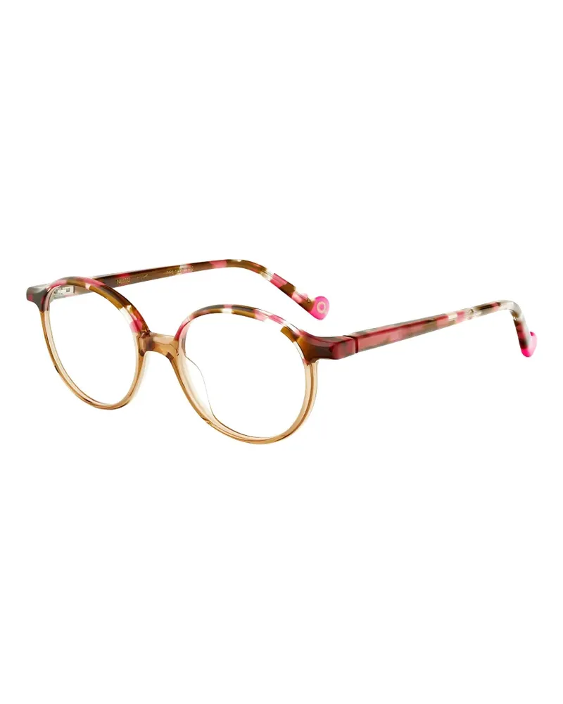 Etnia Barcelona Nemo Brille mit rundem Gestell - Braun Braun