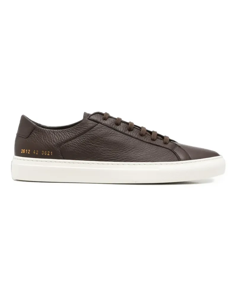 Common Projects leather lace-up sneakers - Braun Braun