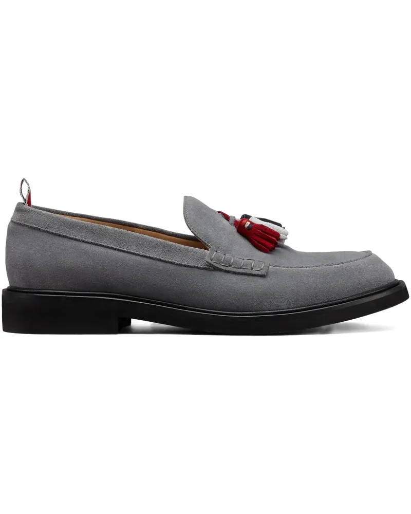 Thom Browne Loafer mit Ripsbandschlaufe - Grau Grau