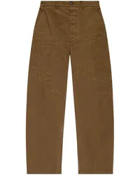 Dsquared2 Lockere Hose im Distressed-Look Braun