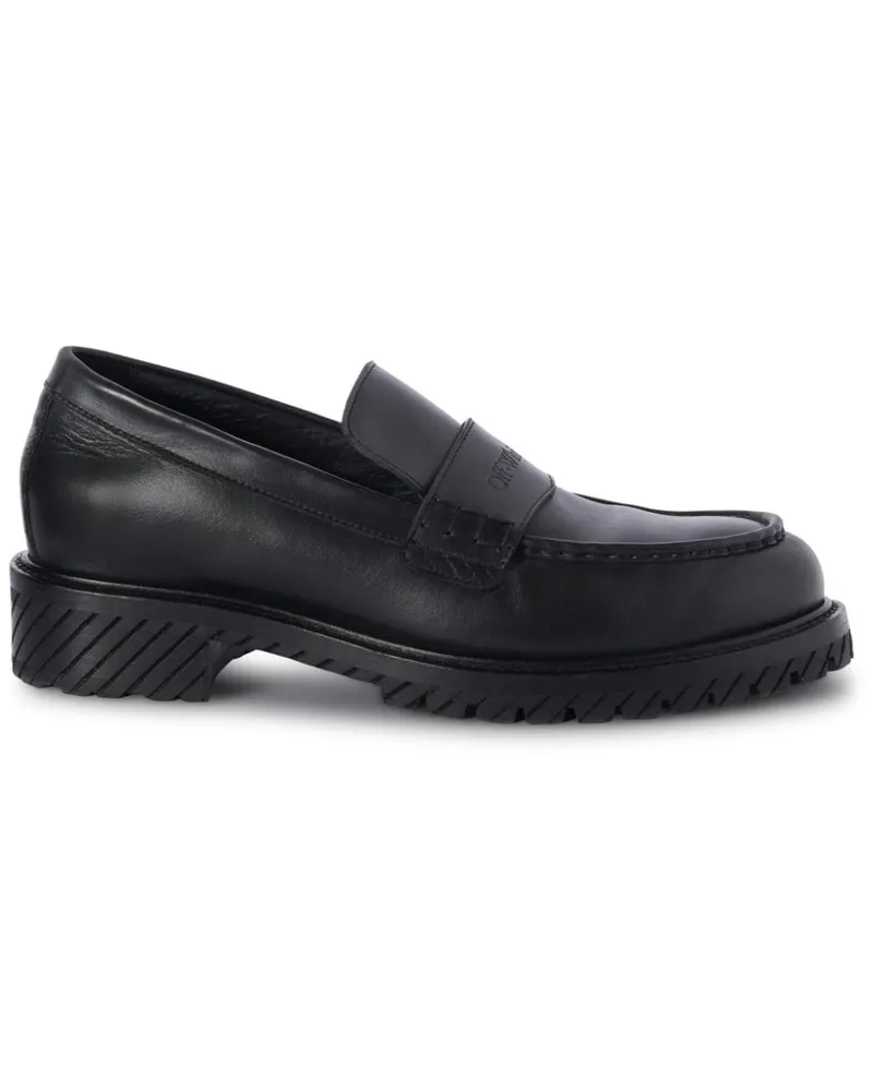 OFF-WHITE Loafer im Military-Look - Schwarz Schwarz