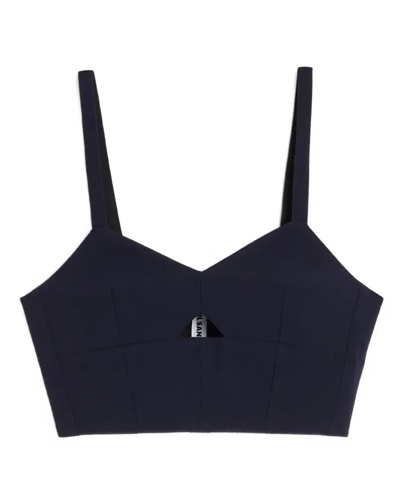 Jil Sander Camisole-Top mit V-Ausschnitt - Blau Blau