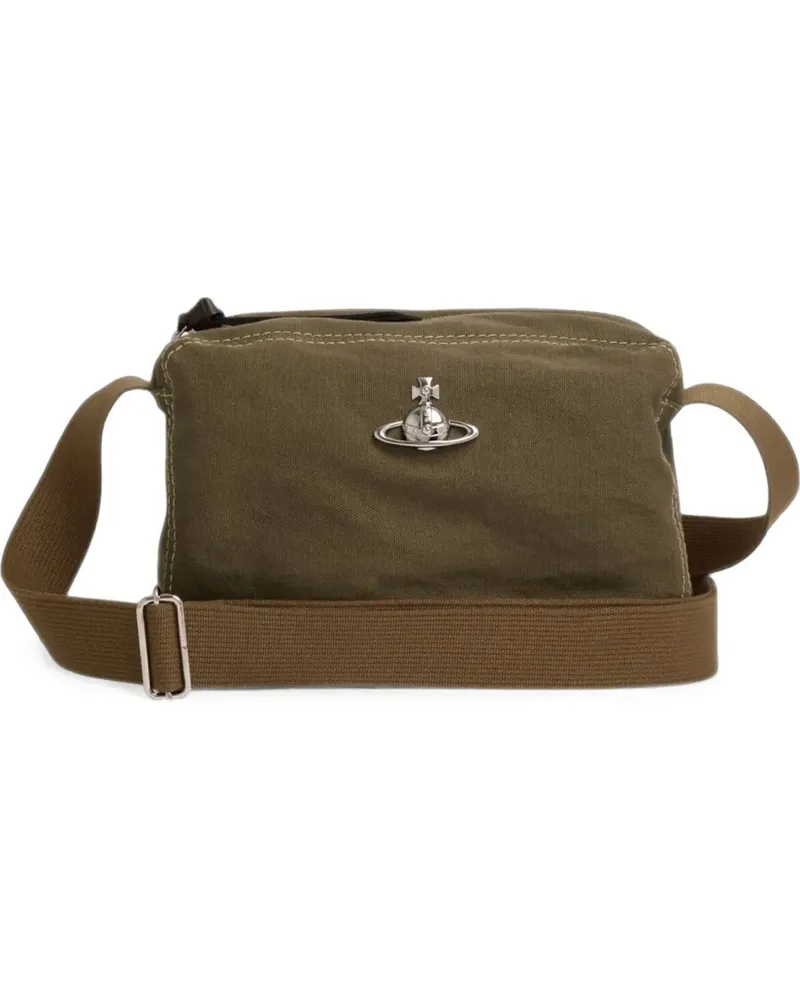 Vivienne Westwood Jude Orb-plaque rectangular crossbody bag - Grün Grün