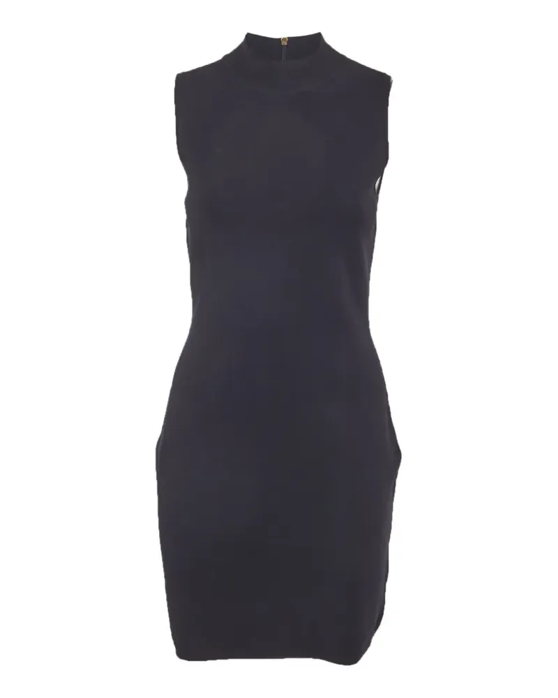 Michael Kors stretch-knit mock-neck mini dress - Blau Blau