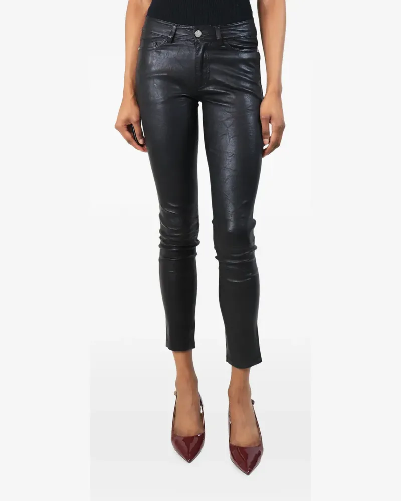 Zadig & Voltaire Phlame leather skinny trousers - Schwarz Schwarz