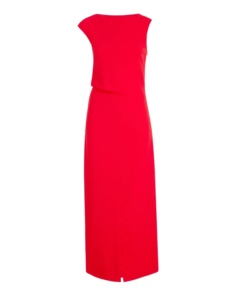 Proenza Schouler Damea Midikleid aus mattem Krepp - Rot Rot