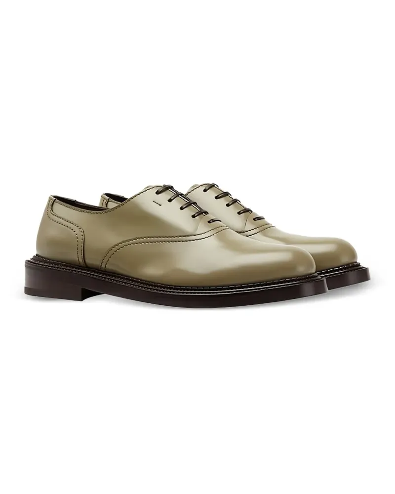 Ferragamo Balmoral Oxford-Schuhe - Grün Grün
