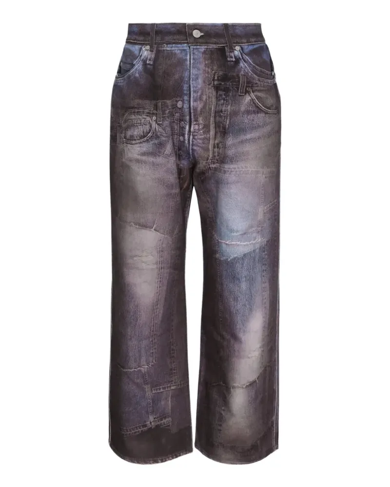 Andersson Bell Illusion Patchwork Tromp L'Oeil jeans - Blau Blau