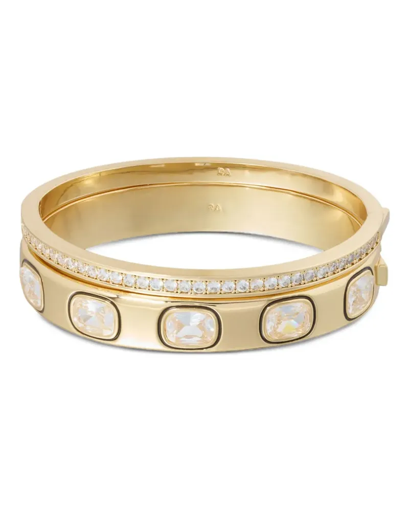 Roxanne Assoulin Cubic hinged bracelets (set of two) - Gold Gold