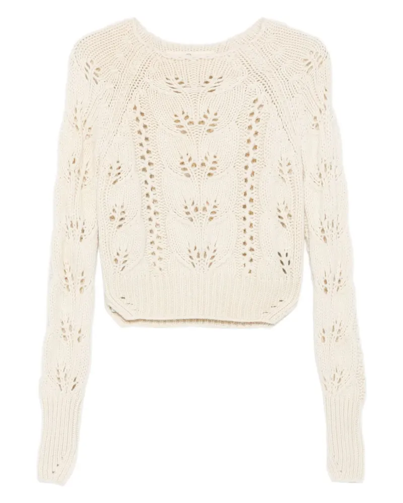 Ermanno Scervino Pullover mit Blattmuster - Nude Nude