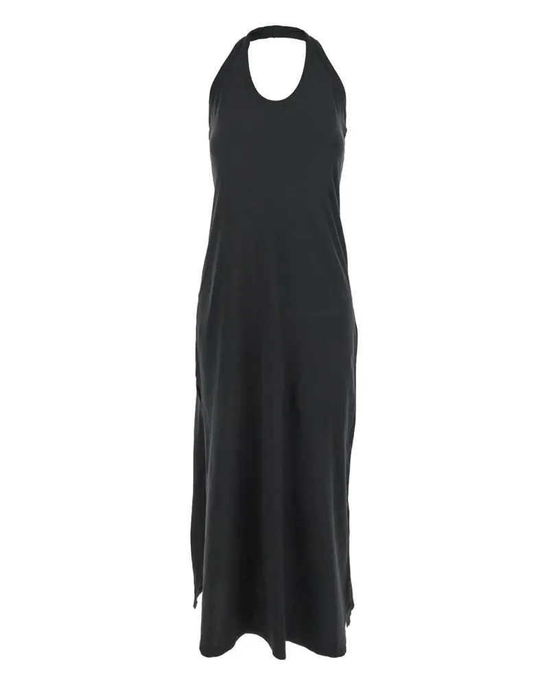 Jucca Midikleid aus Baumwolle - Schwarz Schwarz