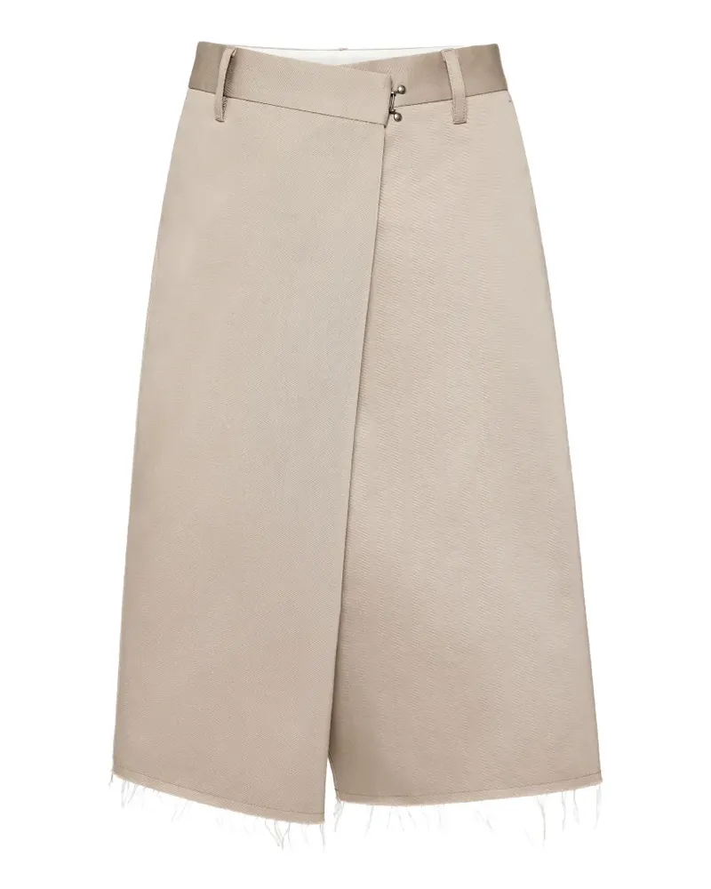 Maison Margiela wrap shorts - Nude Nude