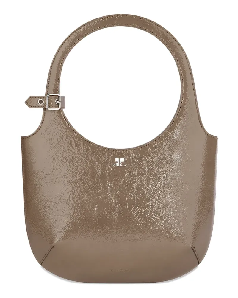 Courrèges Holy Handtasche aus Leder - Nude Nude