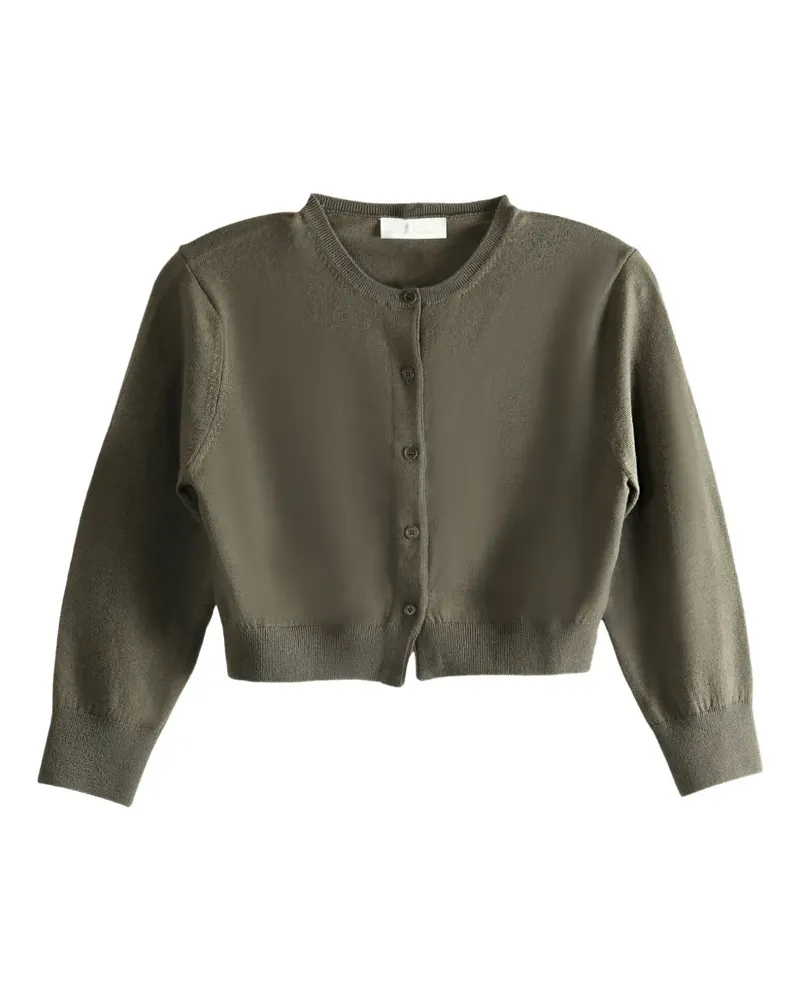AMOMENTO Pullover mit Rundhalsausschnitt - Braun Braun