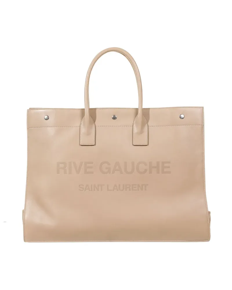Saint Laurent Rive Gauche Shopper - Nude Nude