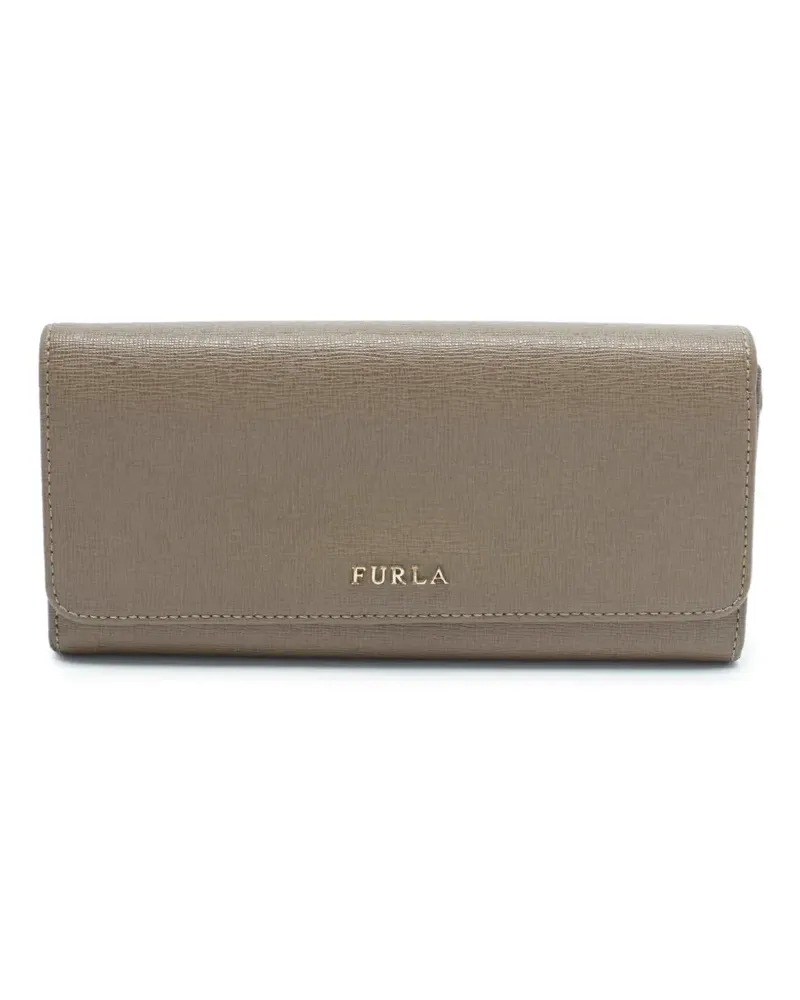Furla Portemonnaie mit Logo - Braun Braun